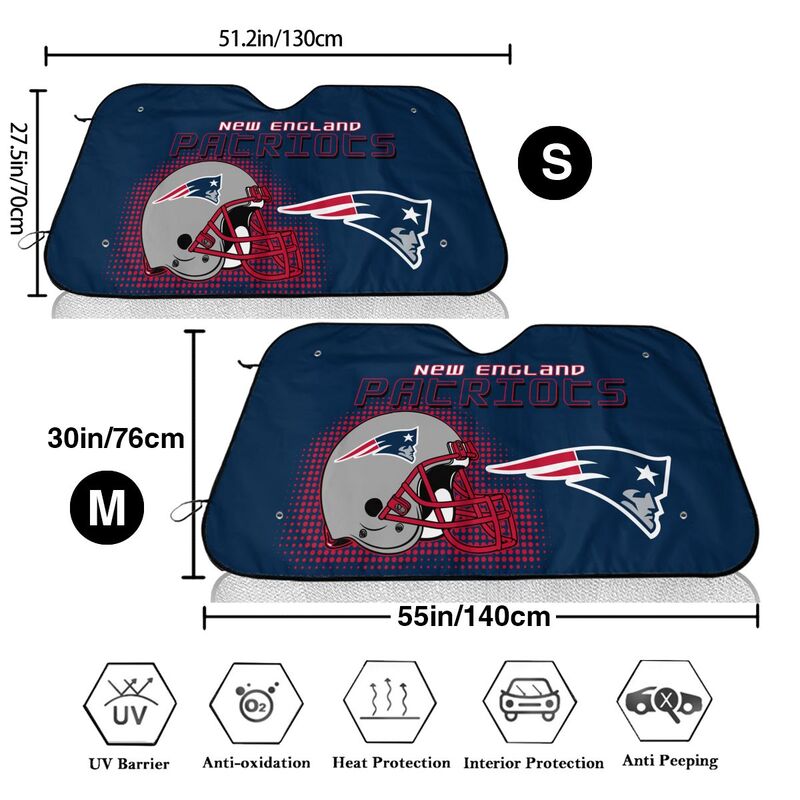New England Patriots Printing Car windshield sunshades is suitable car front windshield sunshades