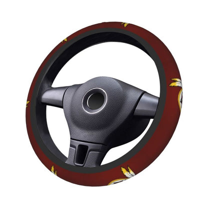 Washington Commanders 1 Printed breathable elastic steering wheel protective cover