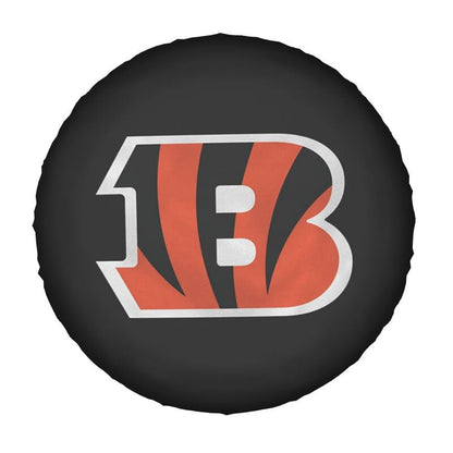 Cincinnati Bengals 2 car dustproof sunscreen tyre protective cover Tyre protective cover
