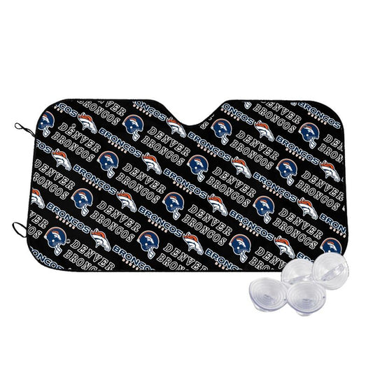 Denver Broncos Printed suitable for front Car windshield sunshades Car windshield sunshades
