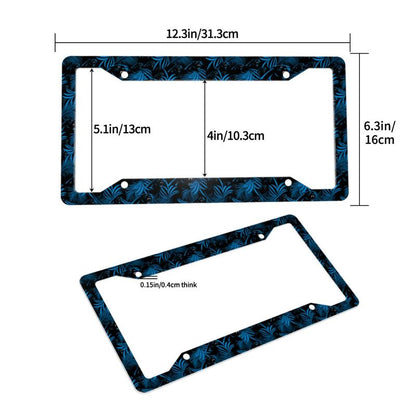 Carolina Panthers Print Car license plate frame four hole license plate holder (one pair)