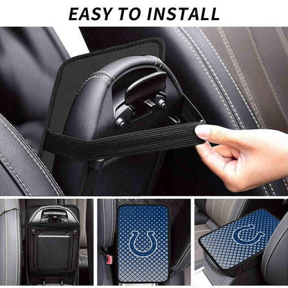 Indianapolis Colts Car handrail box cushion Personalized printed car armrest cover