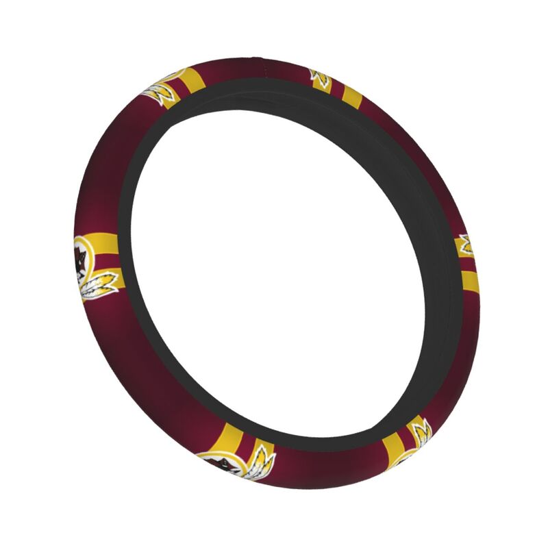Washington Commanders 3 Printed breathable elastic steering wheel protective cover