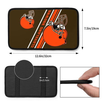 Cleveland Browns Print armrest protective cover car armrest box cushion