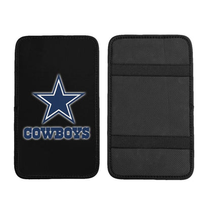 Car armrest box pad Dallas Cowboys Printed central armrest box pad protective pad