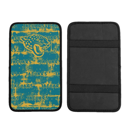 Jacksonville Jaguars print Car armrest box protective cover car center console armrest pad