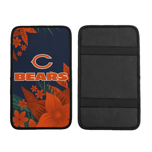 Chicago Bears Car armrest box protective cover car center console armrest pad