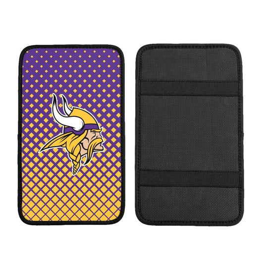 Minnesota Vikings Car handrail box cushion Personalized printed car armrest cover