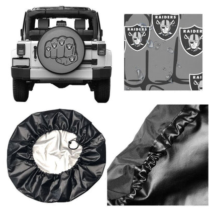 Las Vegas Raiders Print tire protection cover car spare tire dust protection covers