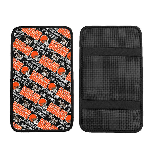 Cleveland Browns Printing car armrest box protective pad