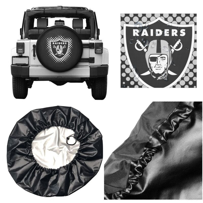 Las Vegas Raiders Printing tire protection cover car sun protection tire protection cover