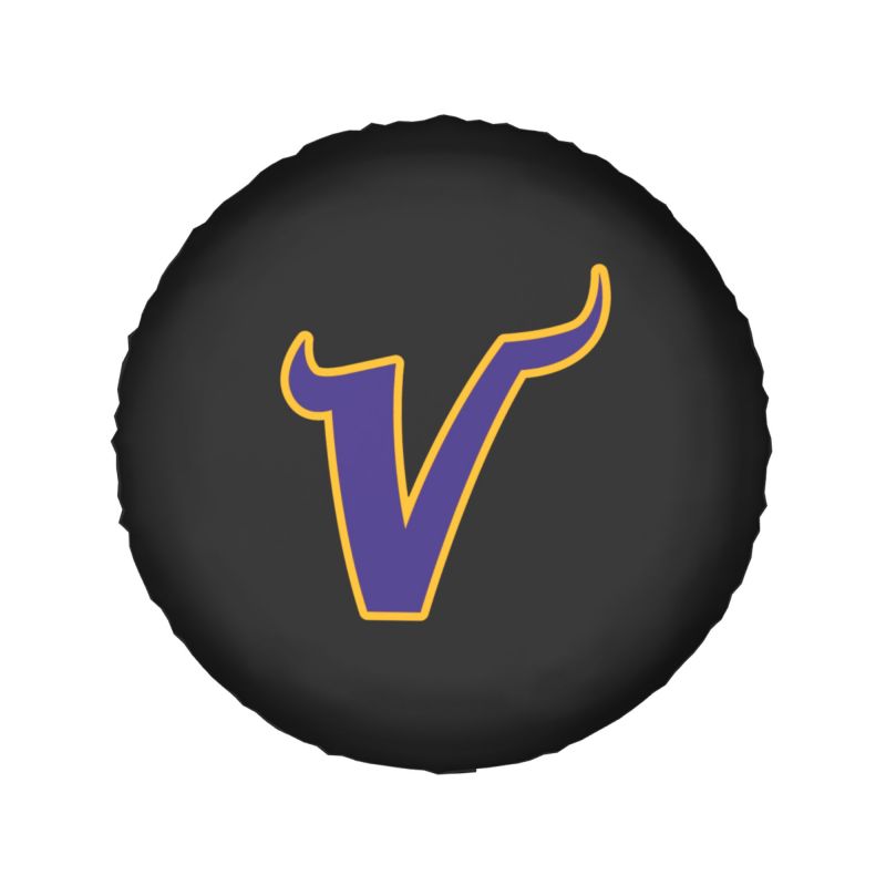 Minnesota Vikings 2 Car tire protective cover waterproof and dustproof tire cover