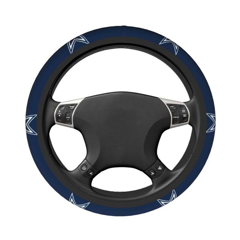 Dallas Cowboys 5 Printed breathable anti slip cover elastic steering wheel cover