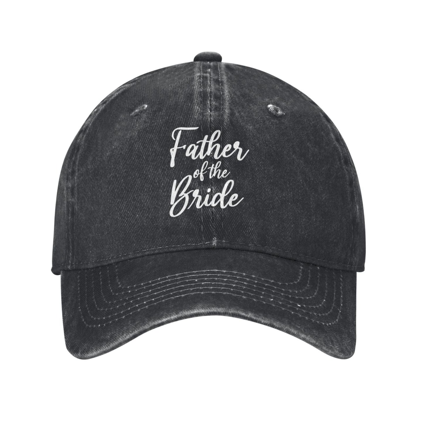 Fatherof The Bride Printed unisex baseball cap adjustable cap outdoor sun hats trucker hat