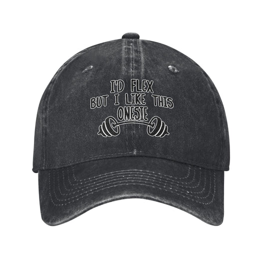 Id Flex But I Like This OMESIE Printed unisex baseball cap adjustable cap outdoor sun hats trucker hat