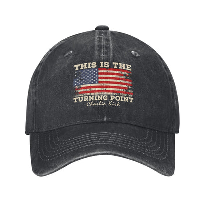 This Is The Turning Point USA Flag Printed unisex baseball cap outdoor hats adjustable cap trucker gift hat