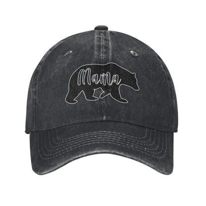 Mama Bear Gift Printed unisex baseball cap adjustable cap outdoor hats trucker gift hat