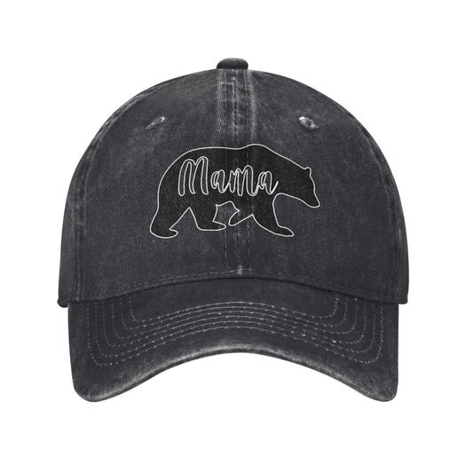 Mama Bear Gift Printed unisex baseball cap adjustable cap outdoor hats trucker gift hat