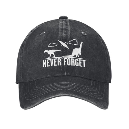 Never Forget Printed unisex baseball cap adjustable cap outdoor sun hats trucker hat