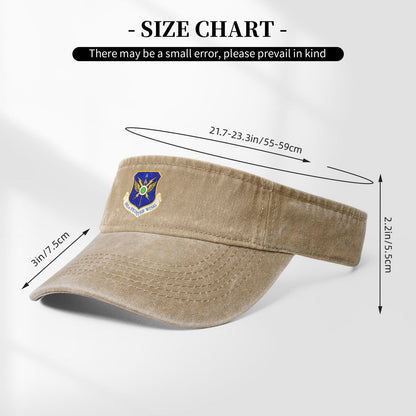 USAF 301st Fighter Wing Printing adjustable Empty Top Baseball Sun Cap unisex outdoor sport hat veterans gift