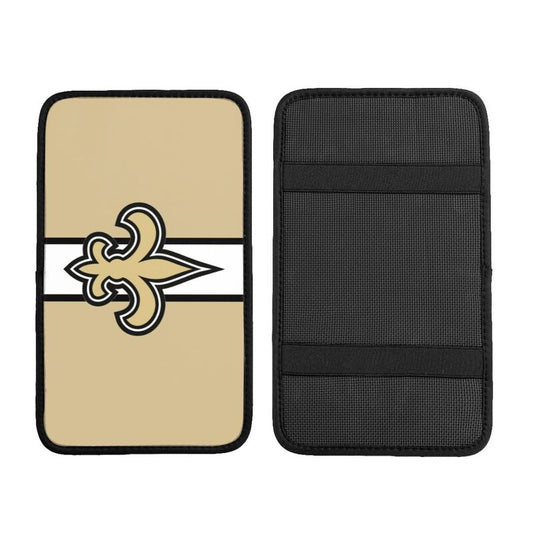 New Orleans Saints4 Printed car center armrest box pad anti slip pad