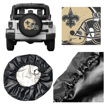 New Orleans Saints Printing tire protection covers car sun protection tire protection cover