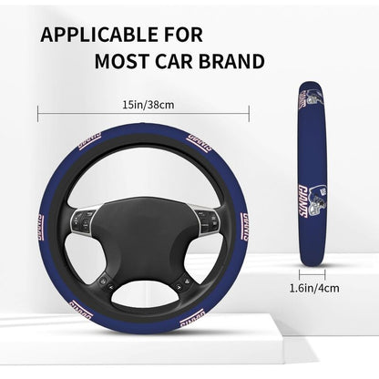 New York Giants 2 Printed breathable elastic steering wheel cover anti slip cover