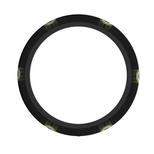 Green Bay Packers 5 Printed car anti-skid cover elastic steering wheel cover