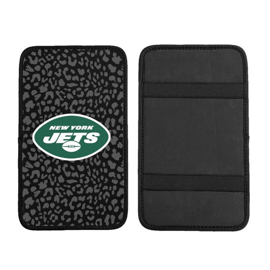 New York Jets print Car handrail box cushion Personalized car armrest cover