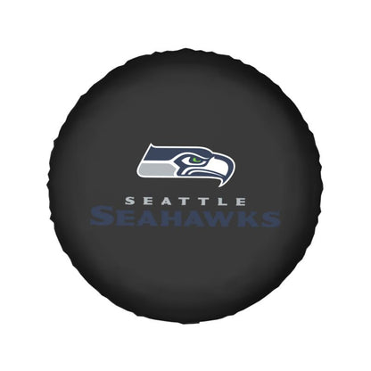 Seattle Seahawks Car tire protective cover waterproof and dustproof tire cover