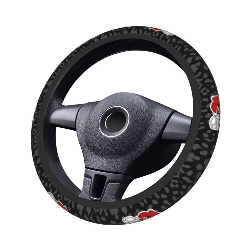 Kansas City Chiefs Printed elastic steering wheel cover car steering wheel protective cover
