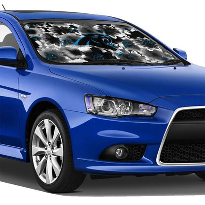 Carolina Panthers Printed multi size car front windshield sunshade car windshield sunshade