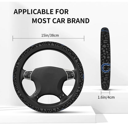 Indianapolis Colts 1 Printed elastic steering wheel cover car steering wheel protective cover