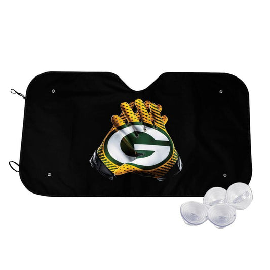 Green Bay Packers 2 Print suitable for front Car windshield sunshades Car windshield sunshades