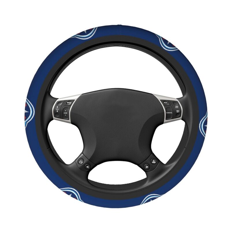 Tennessee Titans Printed breathable elastic steering wheel protective cover