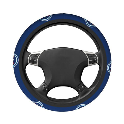 Tennessee Titans Printed breathable elastic steering wheel protective cover