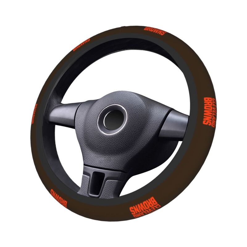 Cleveland Browns 1 Printed breathable elastic steering wheel cover