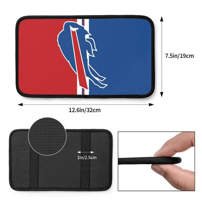 Car armrest box pad Buffalo Bills 2 Printed central armrest box cushion protective pad