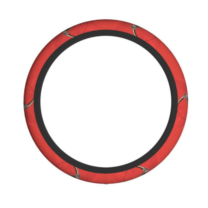 Cleveland Browns Printed breathable elastic steering wheel anti slip cover