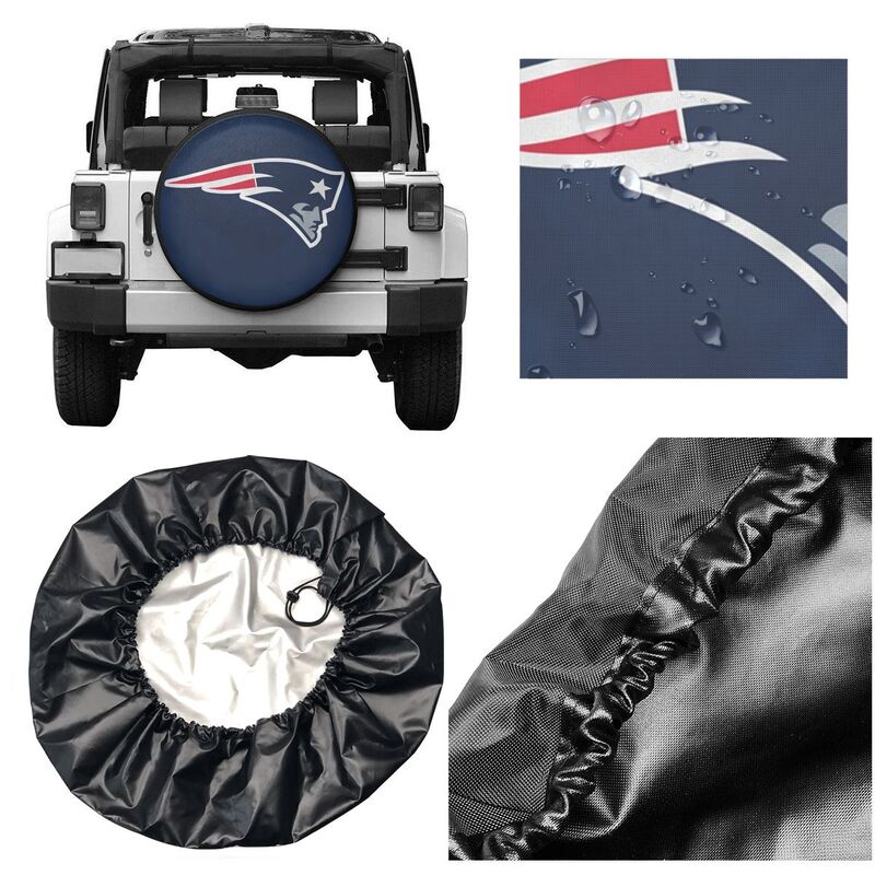 New England Patriots 2 Tyre protective cover car dustproof sunscreen tyre protective cover