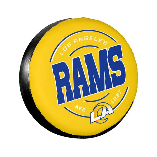 Los Angeles Rams Printing car tire protection cover car spare tire dust protection cover