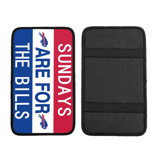 Buffalo Bills Personalized printed car armrest cover Car handrail box cushion