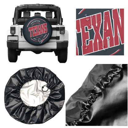 Houston Texans Printing car tire protection cover car spare tire dust protection cover