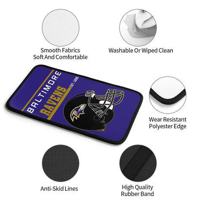 Baltimore Ravens Print car armrest box cushion armrest protective cover