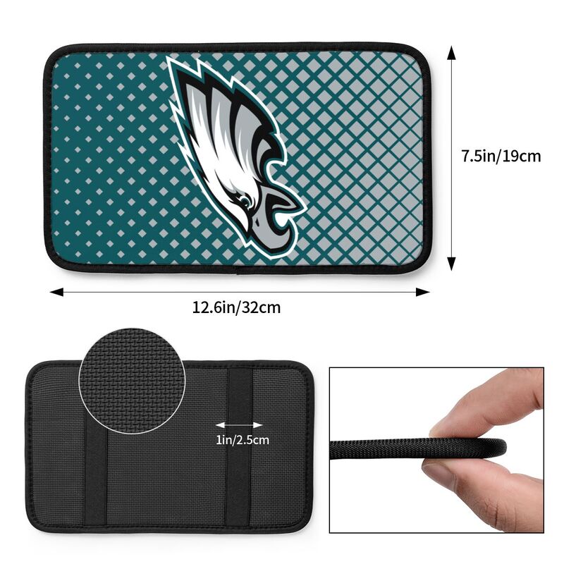 Philadelphia Eagles Car handrail box cushion Personalized printed car armrest cover