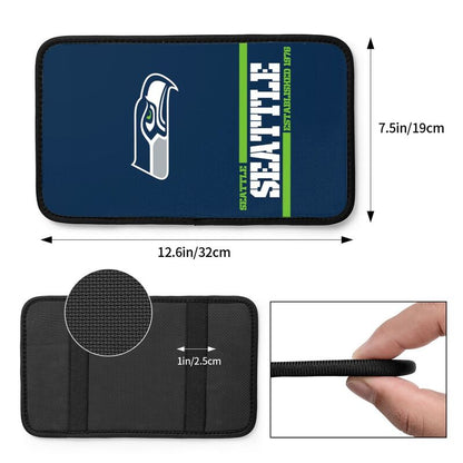 Seattle Seahawks Printed car armrest box pad Protective pad