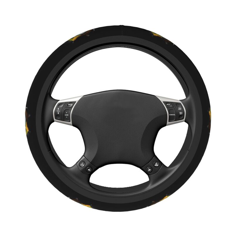 Green Bay Packers Printed elastic steering wheel cover car protective cover