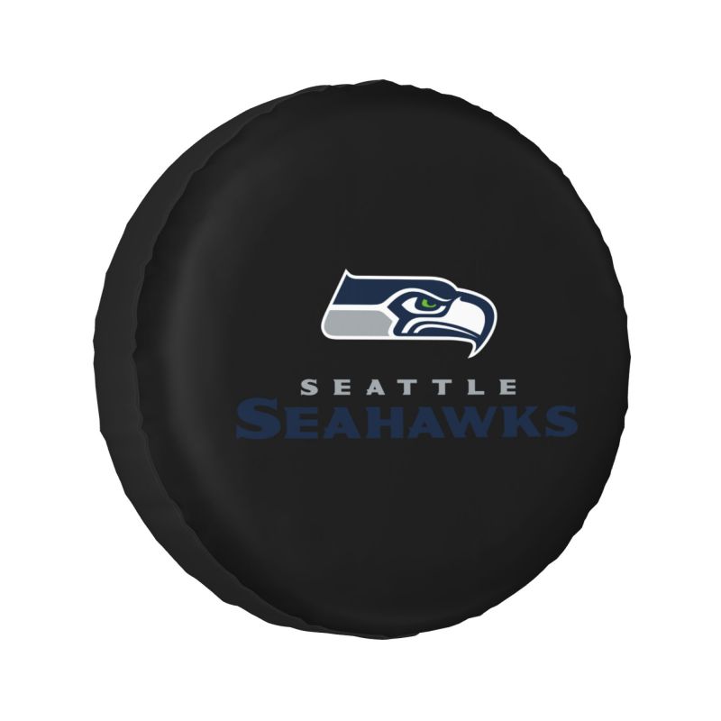 Seattle Seahawks Car tire protective cover waterproof and dustproof tire cover