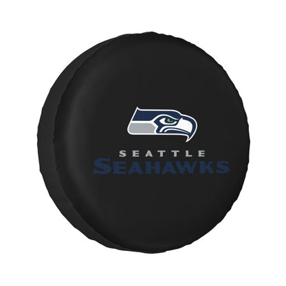 Seattle Seahawks Car tire protective cover waterproof and dustproof tire cover