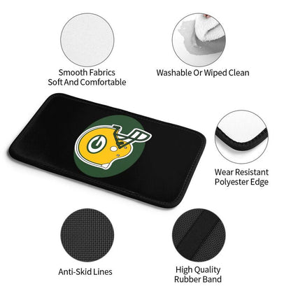 Car armrest box pad Green Bay Packers 4 Printed central armrest box pad protective pad